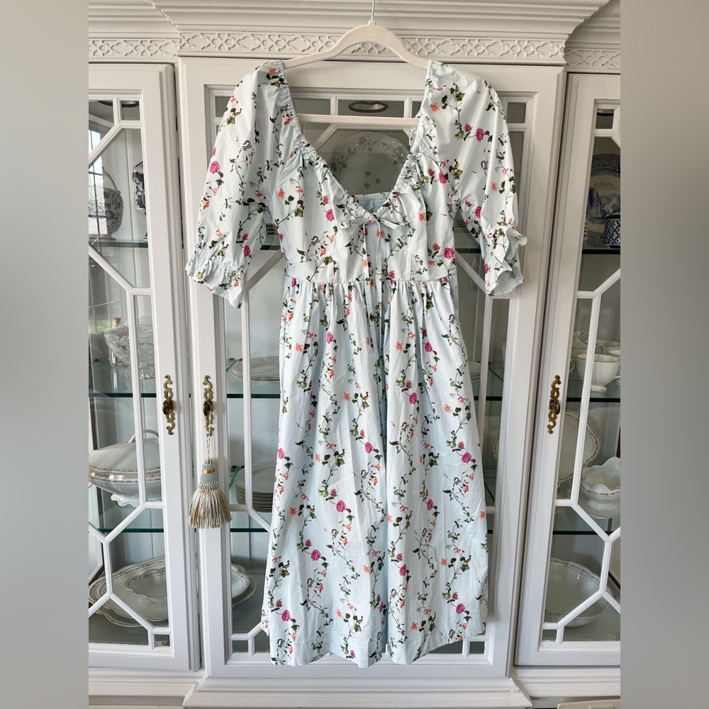 NWT Hill House Home Nap Dress Ophelia Pond Floral